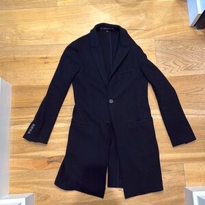 all saints winter pea coat slim - size 34